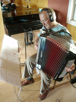 Bert playing accordion