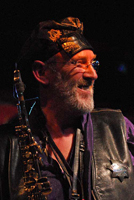 David Jackson playing saxophone